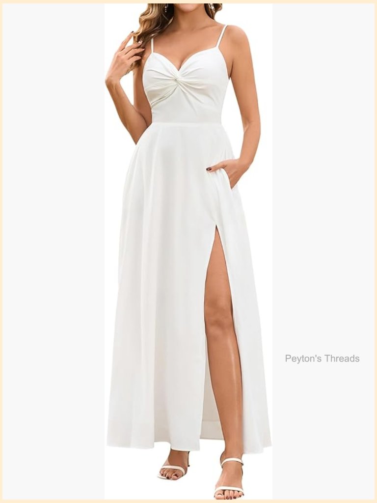 Floral Maxi Wedding Guest Dress With Pocket Smocked Bodice